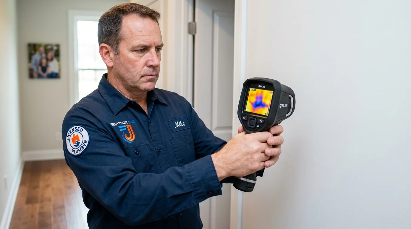 Thermal imaging leak detection by Johns Plumbing LLC in Progreso